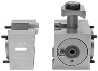 Manual operated transfer rail coupling swing-out style