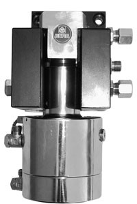 Hydromechanical clamping system drawbar style (self-locking)