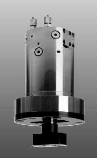 Hydraulic clamping system pull-back rotational style