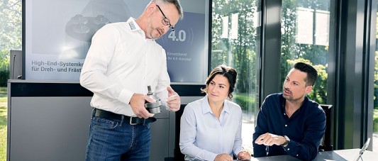 Product training with practical part