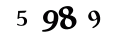 Please type the numbers you see in the picture.